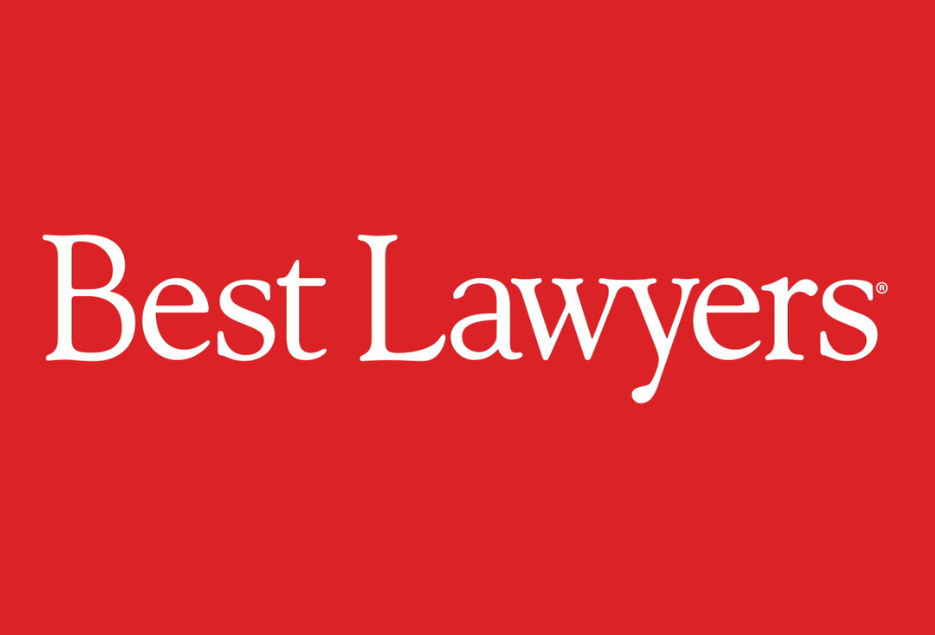 Best Lawyers Logo - White on Red